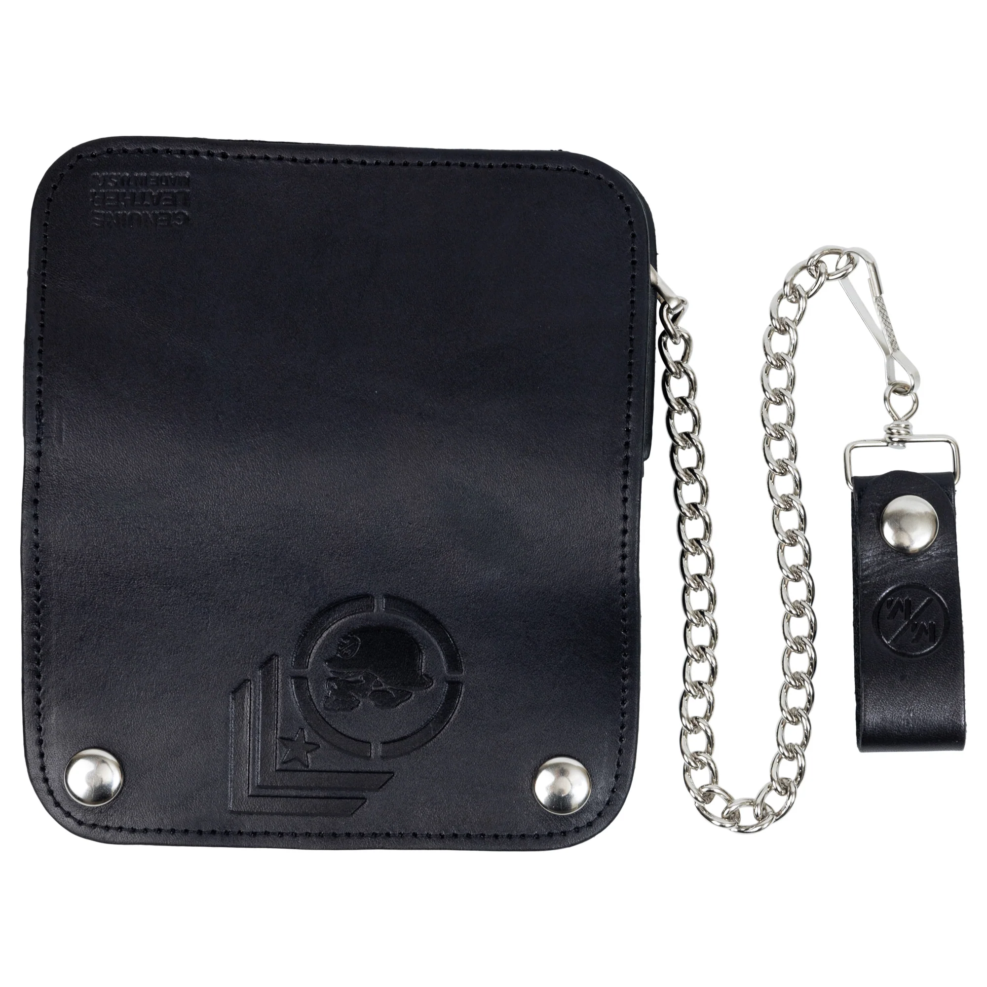 BIKER LEATHER CHAIN WALLET MADE IN USA - Image 4