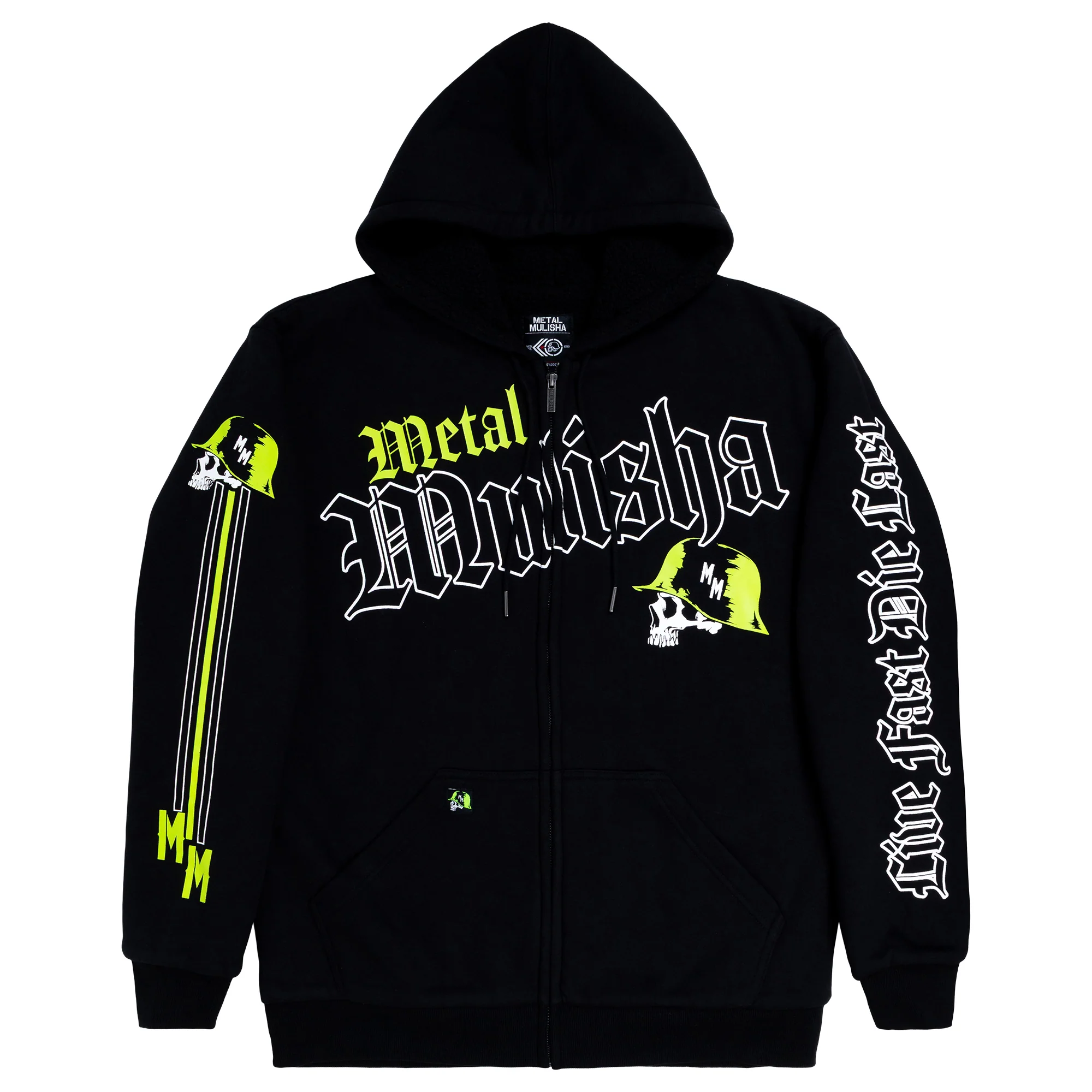 CRANKED SHERPA ZIP HOODIE - Image 2