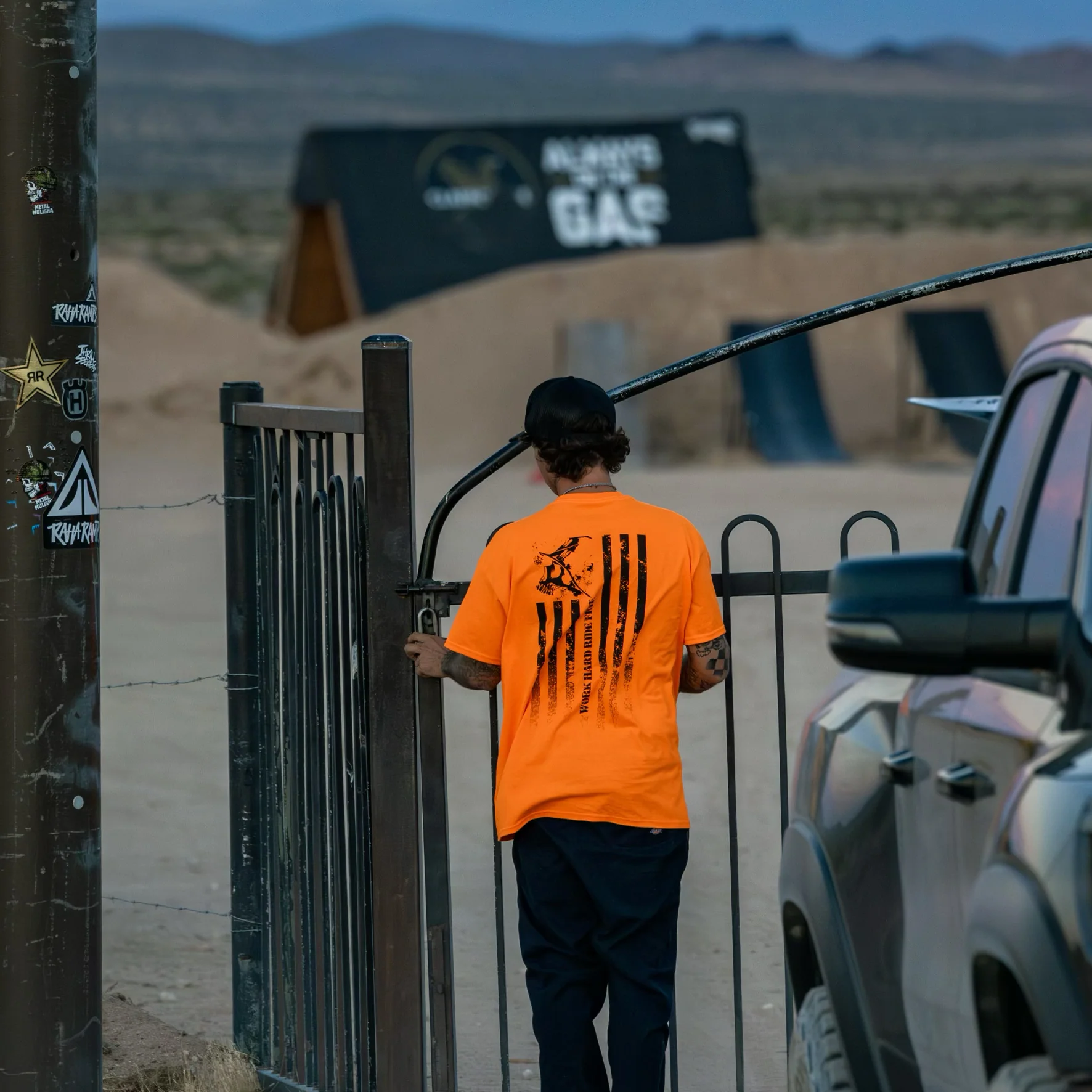 WORK HARD RIDE FREE TEE - Image 2